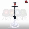 Vodní dýmky AMY Alu-X 065 black powder clear 80 cm