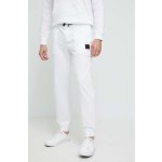 Hugo Bavlněné kalhoty bílá s potiskem 50490270 – Zboží Mobilmania