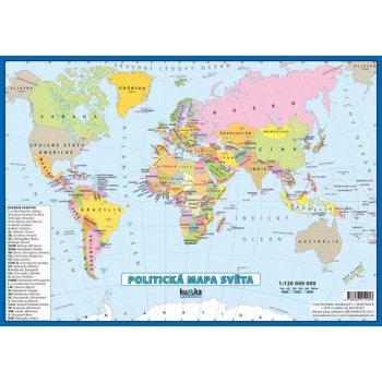 Politická mapa světa A3 - Kupka Petr