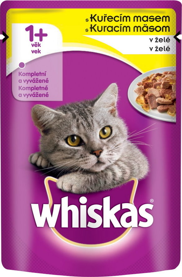 Whiskas S kuřecím masem v želé 100 g