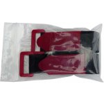 TRU COMPONENTS 688-330-Bag pásek se suchým zipem s páskem háčková a flaušová část (d x š) 300 mm x 25 mm černá, červená – Hledejceny.cz
