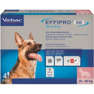 Effipro Spot-on Dog L 20-40 kg 4 x 2,68 ml – Zbozi.Blesk.cz