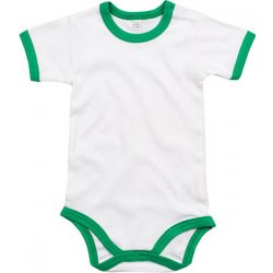 Babybugz Kojenecké body s krátkým rukávem BZ White