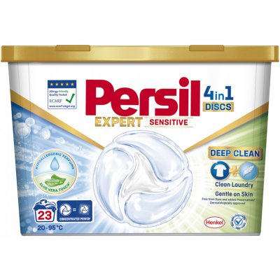 Persil Discs 4v1 Deep Clean Expert Sensitive prací kapsle 23 PD – Zboží Mobilmania
