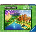 Ravensburger Minecraft Svět Minecraftu 1500 dílků – Zboží Dáma
