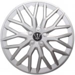 CARFACE Kryty kol EVO FALCO 16", stříbrné - sada 4ks – Sleviste.cz