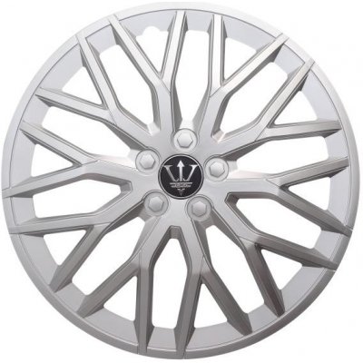 CARFACE Kryty kol EVO FALCO 16", stříbrné - sada 4ks – Sleviste.cz