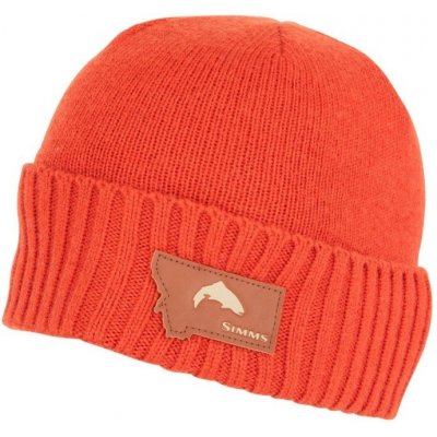 Simms čepice Big Sky Wool beanie Orange – Hledejceny.cz