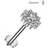 Piercing Šperky4U piercing do brady labreta titan TIT1374-1208