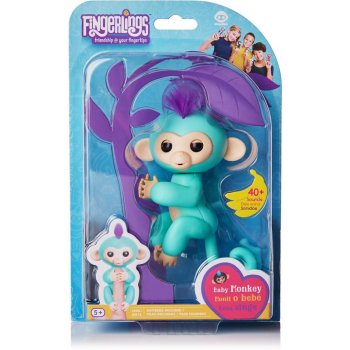 WowWee Fingerlings Małpka Zoe Turkusowy