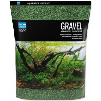 Aqua Excellent písek olivově zelený 1,6-2,2 mm 3 kg – Zboží Dáma