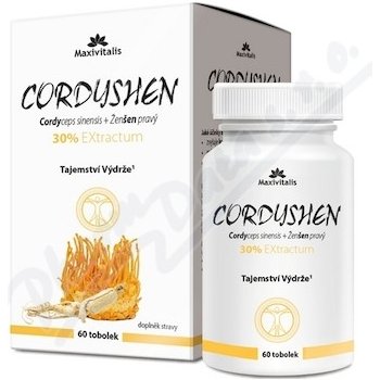 Maxivitalis Cordyshen cordyceps+ženšen 60 tablet