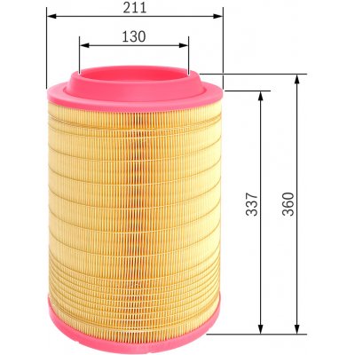 Vzduchový filtr BOSCH F 026 400 245 (F026400245) – Hledejceny.cz
