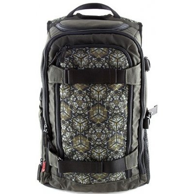 Target Sportovní batoh černo/zelená s ornamenty – Zboží Mobilmania