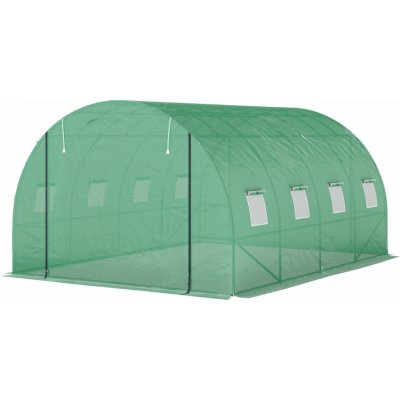 Outsunny s ukotvením v zemi 4 x 3 x 2 m zelený – Sleviste.cz