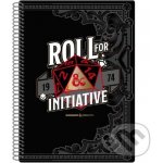 CyP Brands Zápisník Dungeons and Dragons Roll for Initiative, A4 – Zboží Mobilmania