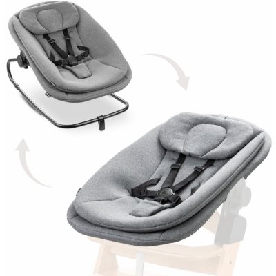 Hauck Křesílko Bouncer 3v1 na židličku Alpha+/Beta+ Dark Grey Melange – Zboží Mobilmania