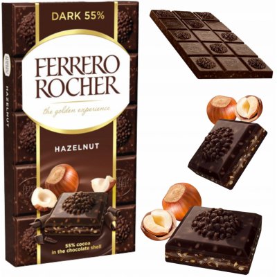 Ferrero Rocher Dark Hazelnut 90 g – Zboží Dáma