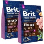 Brit Premium By Nature Junior Small Chicken 2 x 3 kg – Hledejceny.cz