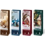 MFP Vánoční dárková taška na víno T12 - mix V31 - 12 x 36 cm - 5252920 – Zboží Živě