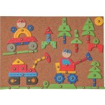 Woody Deska s přibíjecími tvary Auta – Zboží Dáma