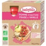 Babybio jablko jahoda vanilka 4 x 90 g – Zboží Mobilmania