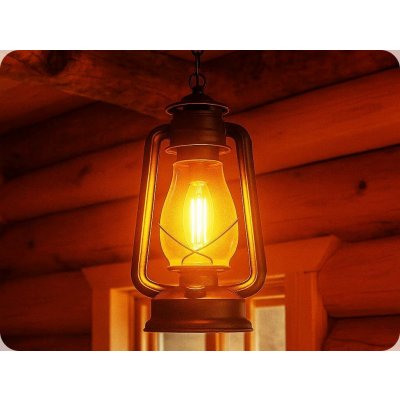 V-TAC Retro LED žárovka E14, 6W 800 lm , Svíčka teplá bílá – Hledejceny.cz