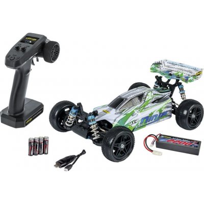 Carson Modellsport 1:10 Ninja-Pro sport X10 2.4G 100% RTR RC model auta elektrický Buggy 4WD 4x4 100% RtR 2,4 GHz 1:10