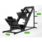 TUNTURI Leg Press/Hack Squat LP60 – Zboží Mobilmania
