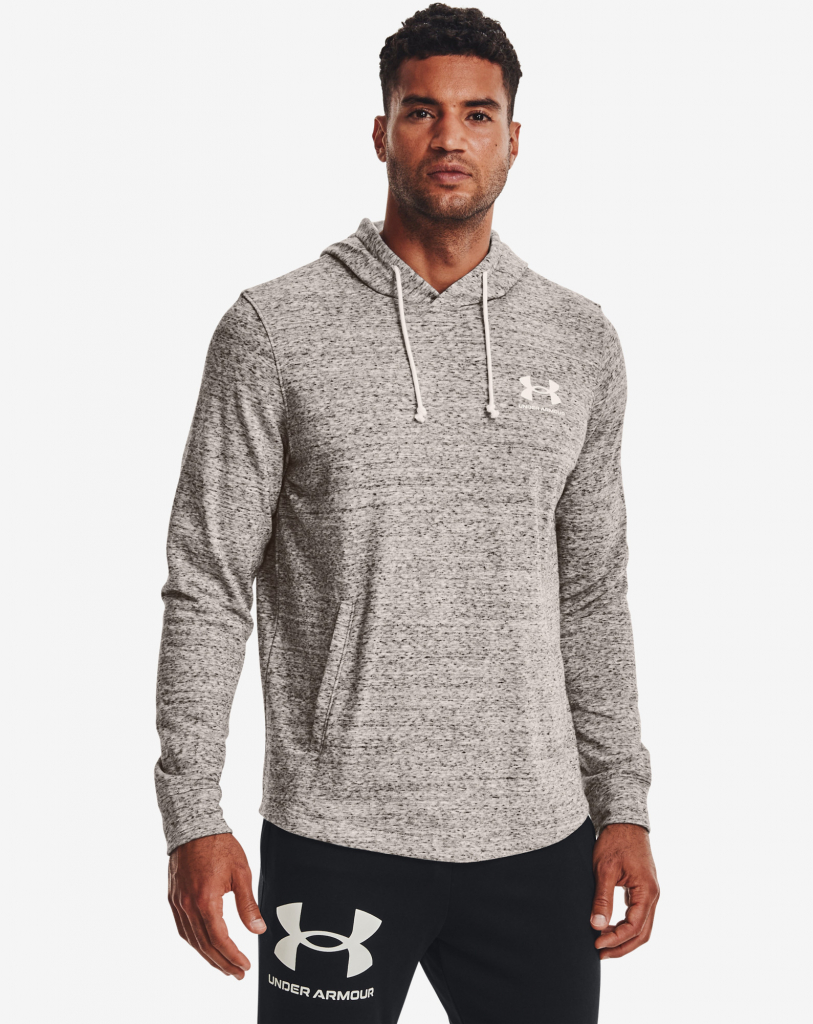 Under Armour UA Rival Terry LC SS HD-WHT