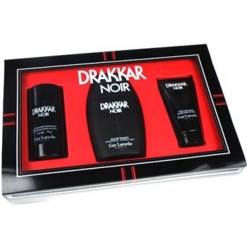 Guy Laroche Drakkar Noir EDT 100 ml + balzám po holení 100 ml + deostick 75 g dárková sada