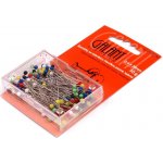 Špendlíky se skleněnou hlavičkou délka 35 mm Galant – Zboží Mobilmania