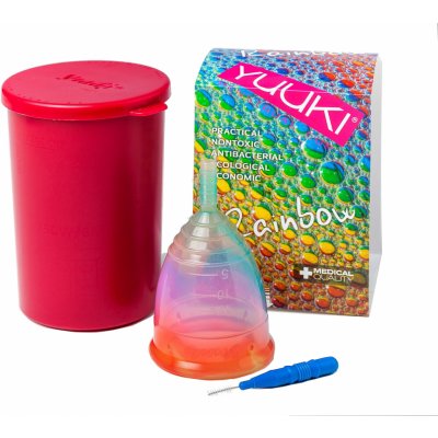 Yuuki Menstruační kalíšek Rainbow Jolly vel. 1 – Zbozi.Blesk.cz