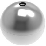 Hahn Steel Nerezová koule dutá O50 mm se závitem M8, AISI 304 - lesk – Zboží Mobilmania