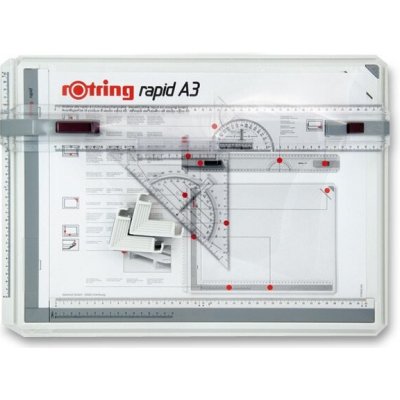 Rotring Rapid A3 a kufřík College - rýsovací deska S0232980 – Sleviste.cz