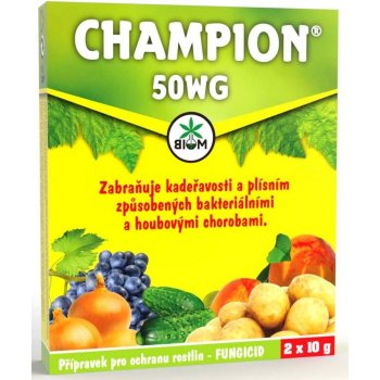 Biom Champion 50 WG fungicidní a baktericidní přípravek na ochranu rostlin 3 x 20 g