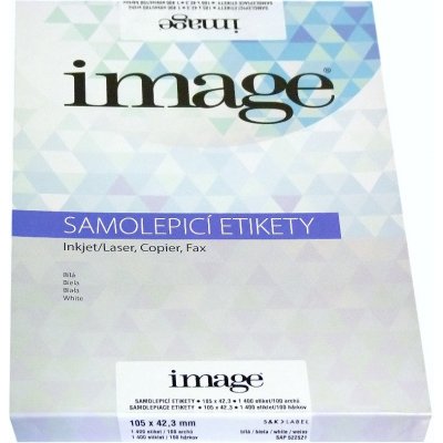 Image label Samolepicí etikety A4 100 ks - 105 × 42,3 mm