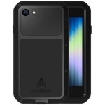 LOVE MEI extra odolné pouzdro proti nárazu, vodě a prachu pro iPhone 7 / 8 / SE (2020/2022) - černé – Sleviste.cz