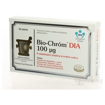 BIO-CHROM DIA 100 mikrogramů 60 tablet