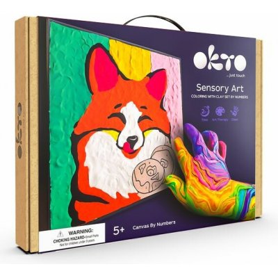 OKTO malba samotvrdnoucí hmotou 30 x 30 cm Liška – Hledejceny.cz