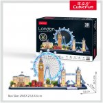 CubicFun 3D puzzle svítící Londýn 186 ks – Zboží Dáma