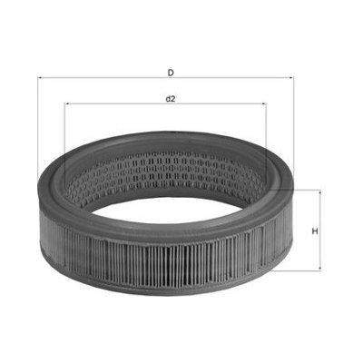 Vzduchový filtr MAHLE LX 158 – Hledejceny.cz