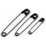 Spínací špendlíky mix velikostí Varianta: 2 černý lak, Balení: 1 svaz. – Zboží Dáma