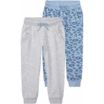 Lupilu Dětské tepláky 2 kusy modrá šedá – Zboží Dáma