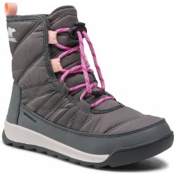 Sorel Youth Whitney II Short Lace WP NY3903 Šedá