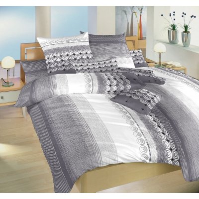 Dadka povlečení krep Sahara šedá 200x200 2x70x90 – Zboží Mobilmania