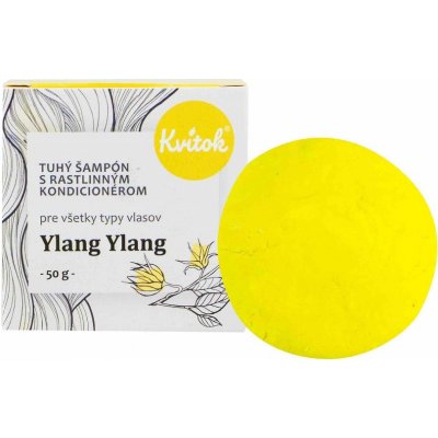 Kvitok tuhý šampón s kondicionérem na světlé vlasy Ylang Ylang 50 g