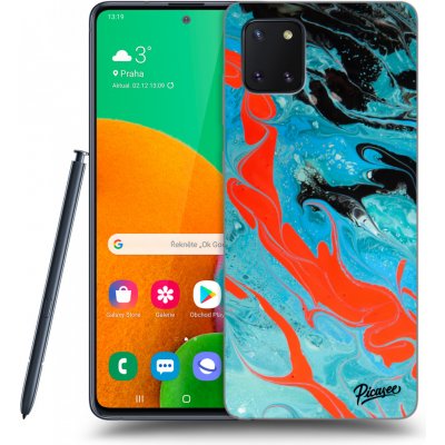 Pouzdro Picasee silikonové Samsung Galaxy Note 10 Lite N770F - Blue Magma černé – Zbozi.Blesk.cz