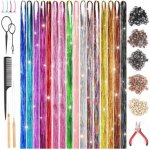 Doris Kadeřnická sada barevných pramenů na vlasy a doplňky – Zboží Dáma