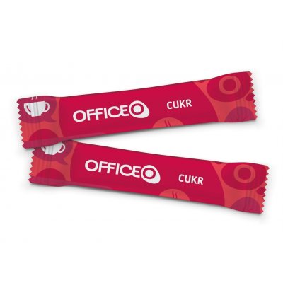 OFFICEO Porcovaný cukr v roličkách Office Depot, 1000 x 4 g – Zboží Dáma